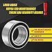kipa Wheel Bearing kit for Polaris Ranger 900 1000 Base Crew XP Diesel 2011-2019 Front & Rear, Replace OE Number 3514635, 3514699, 3514822, Accurate, Durable and Stability