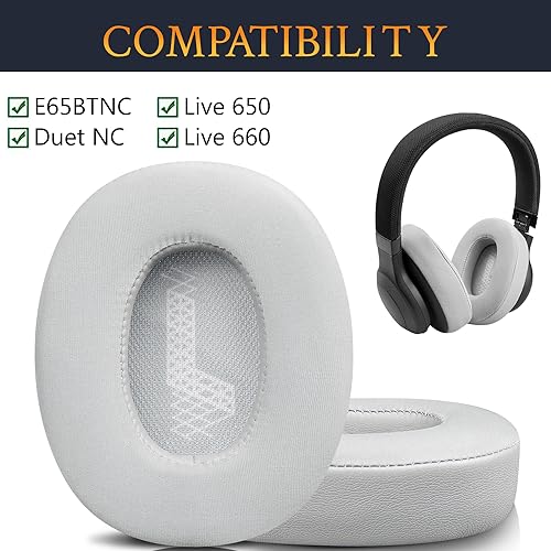 SOULWIT Cooling Gel Replacement Ear Pads for JBL E65BTNC/Live 650BTNC/Live 770NC/Live 660NC/Duet NC Over-Ear Headphones - Image 3