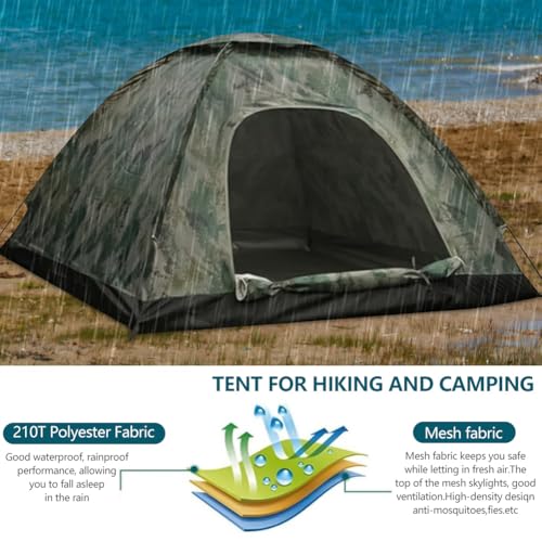Carpa automática para camping 4 personas impermeable y resistente al viento miniatura 4