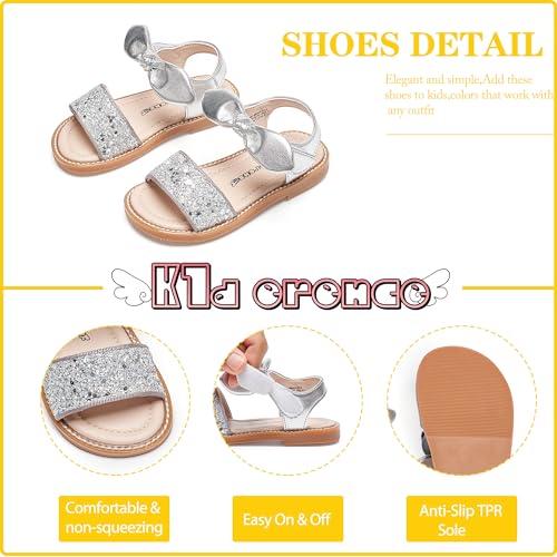 Image of Kiderence Toddler Girls Sandals Little Girls Kids Summer Shoes Toddler Sandals