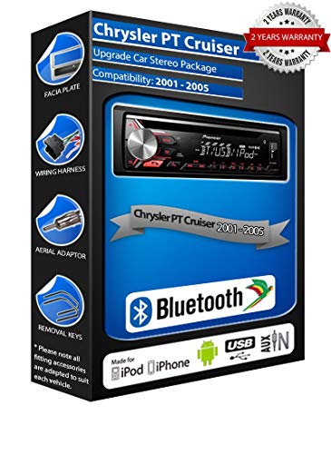 Pioneer PT Cruiser DEH-3900BT Autoradio USB CD MP3 AUX In Bluetooth (reconditionné)