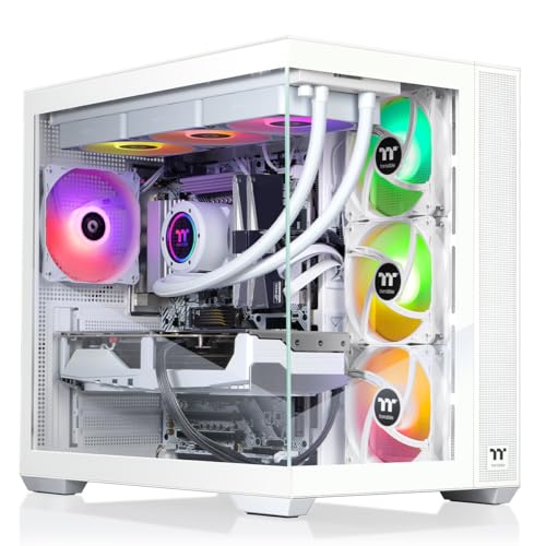 Image of Thermaltake LCGS View u2780S-380 Gaming Desktop (Intel Core Ultra 7 270K Plus, NVIDIA GeForce RTX 5080, 32GB DDR5 6000MT /s Memory, 2TB NVMe M.2, 1000W PSU, WiFi, Windows 11) V38S-Z890-580-LCS