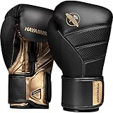 Hayabusa Boxhandschuhe, T3, schwarz-Gold Größe 12 Oz