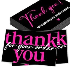 Black Thank You for Your Order