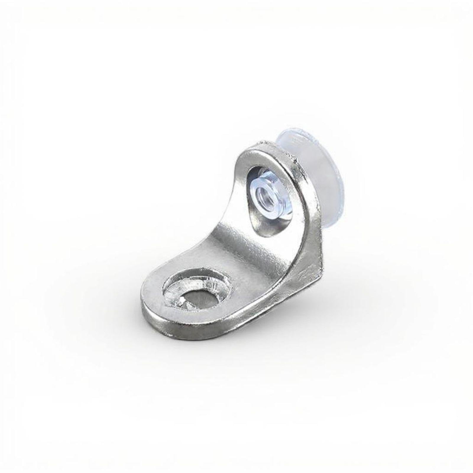 Shelf Support Pegs Glass Cabinet Bracket Furniture Connector Closet Organizer Silver #A3-image-18