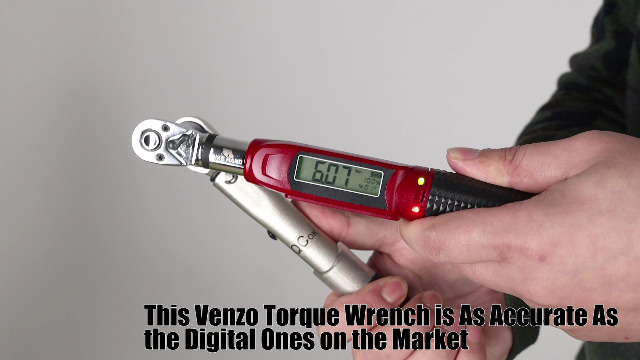 venzo bicycle bike torque wrench allen key tool socket set kit