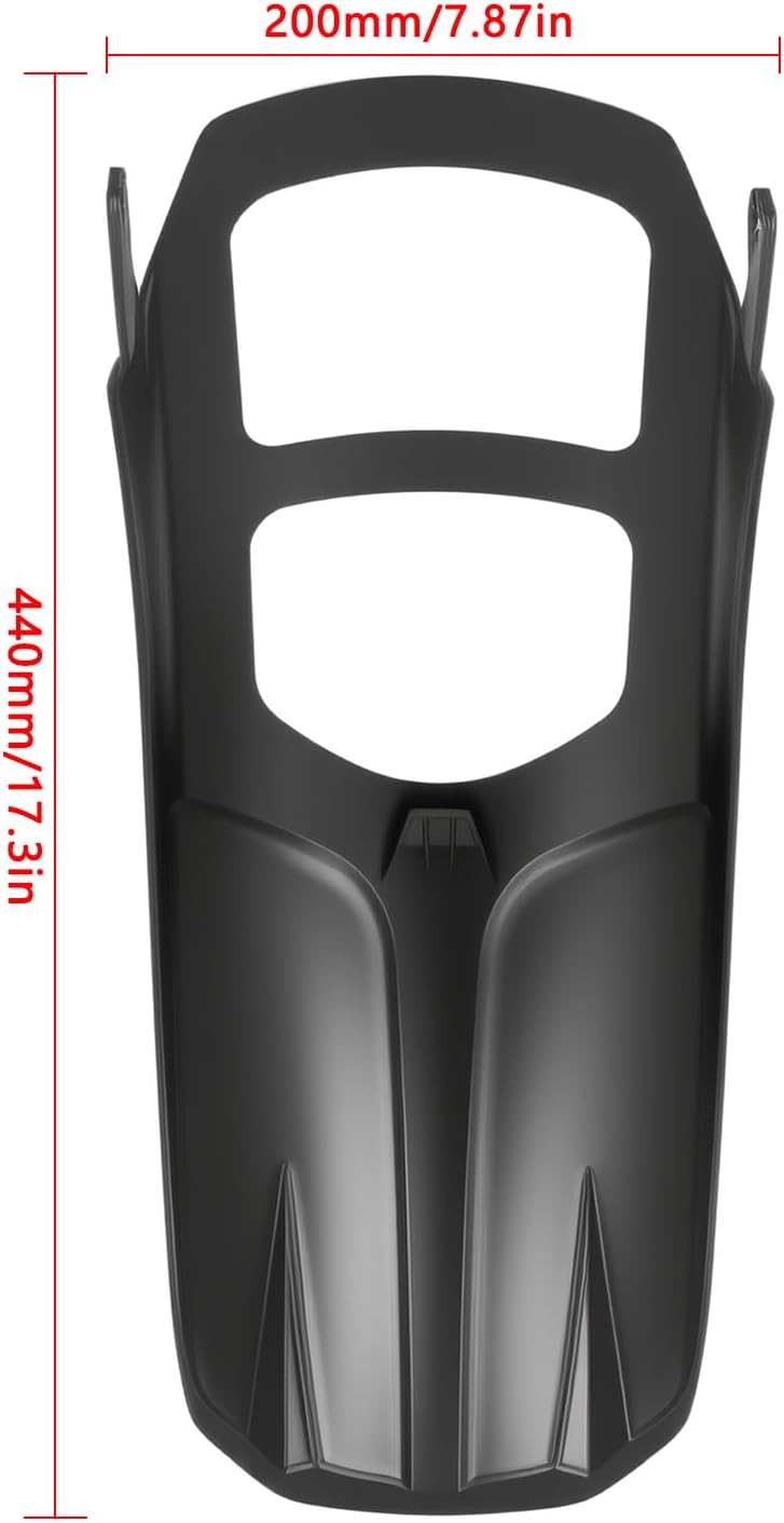 Motorcycle Front Wheel Fender Mudguard ABS Splash Guard Fits for Kawasaki Eliminator 500 SE ABS 2024 2025 Black