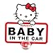 Hello Kitty Baby in Car Sign