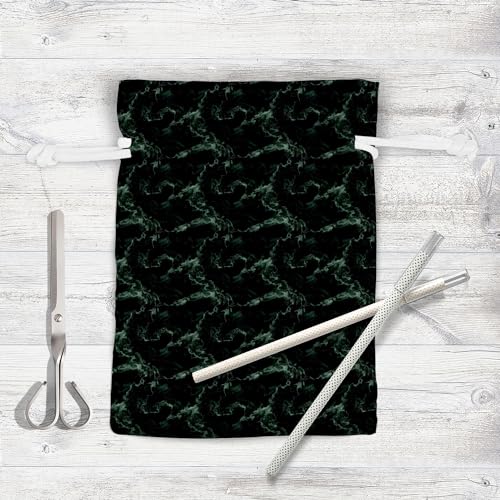 Image of ArtzFolio Green Art | Pouch Wrist Potli Bag | Bag for Weddings & Casual Parties