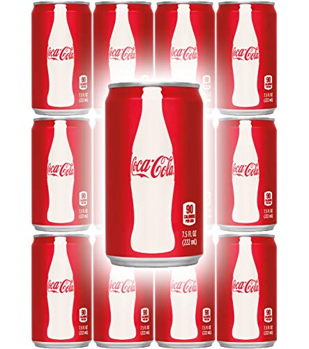 Coca-Cola, 7.5 Fl Oz Mini Can (Pack of 12, Total of 90 Oz)