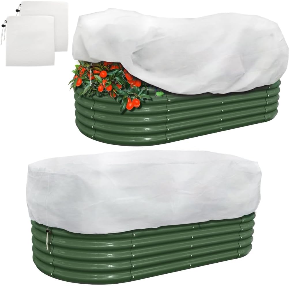 Simple to Assemble Garden Bed Canopies for Low Temperature Herbage Care