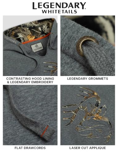 Image of Legendary Whitetails Mens Plaid Camo Pullover Hoodie