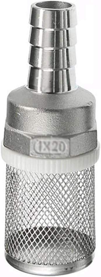 VNsdSD Filtro de tubería 1 Unidad 15mm 20mm 25mm 32mm Filtro Manguera Tubo riego jardín Bomba Lavado Coche Acero Inoxidable Agua Malla Red(15mm)