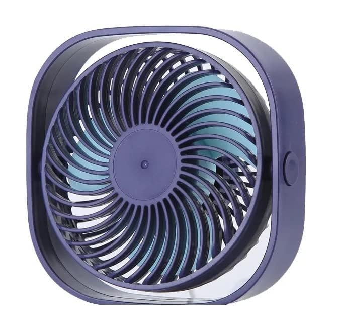 Image of Small Desk Fan, Portable 3-Speed Table Cooling Fan with Quiet Operation, Multicolor (DF-1)