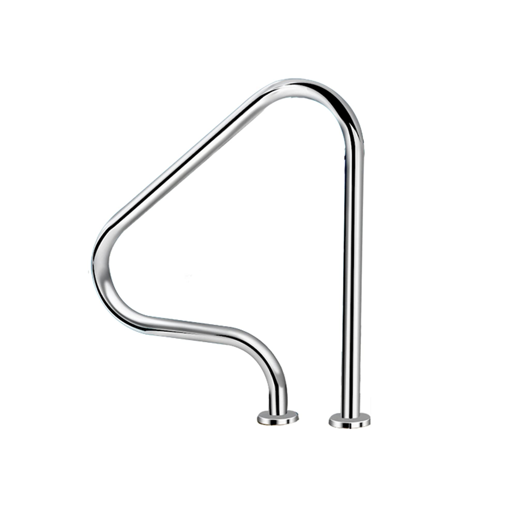 Mains courantes de piscine anti glissade en acier inoxydable 80cm