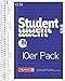 Produktbild BRUNNEN 1067951 Notizblock/Collegeblock Student (A5, liniert, 70 g/m², 80 Blatt) 10er Pack