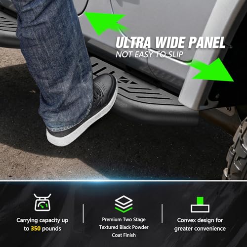 Estribos Laterales para Jeep Wrangler JK 2007-2018 4 Puertas miniatura 5