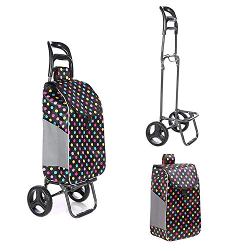 Carretilla plegable portátil con ruedas de carga miniatura 5