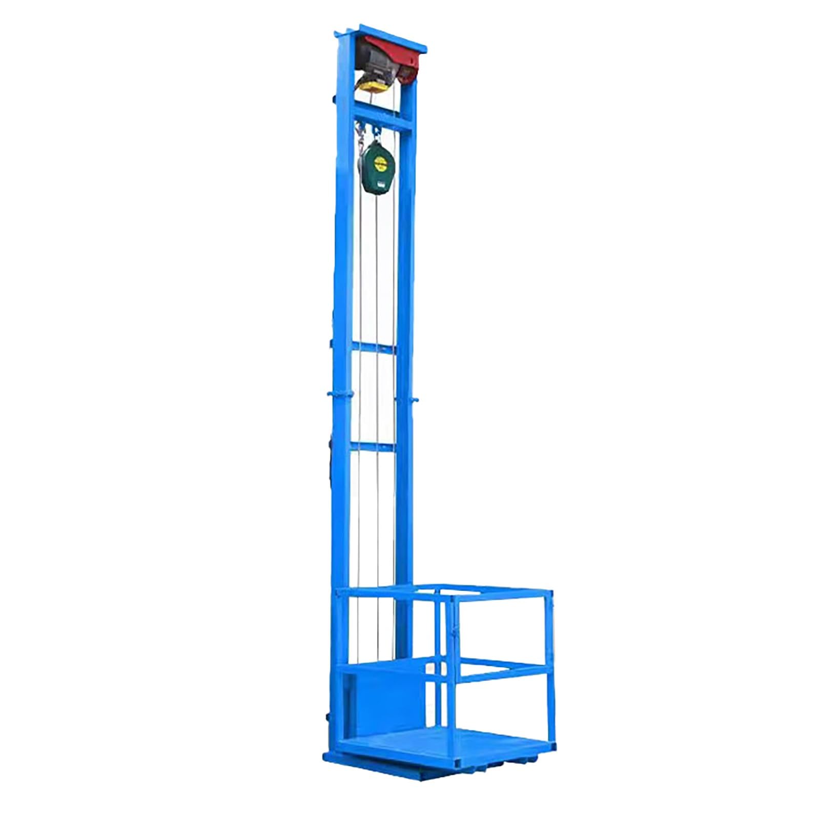 Robuste elektrische Hebebühne, mobiler automatischer Lastenaufzug, Hubhöhe 2-10 Meter, anpassbar für den Innen- und Außenbereich, ideal für Lager und Docks
