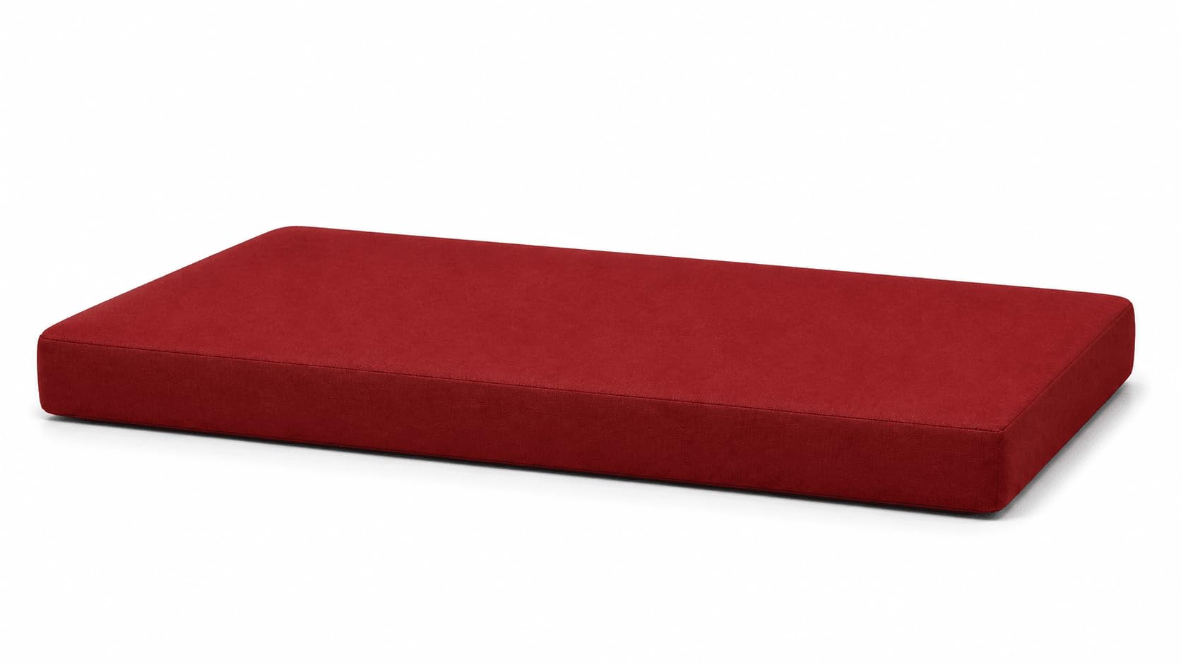 MOTHER LAND Euro Pallet Furniture Cushions Set, Red, Seat 120×80×10cm