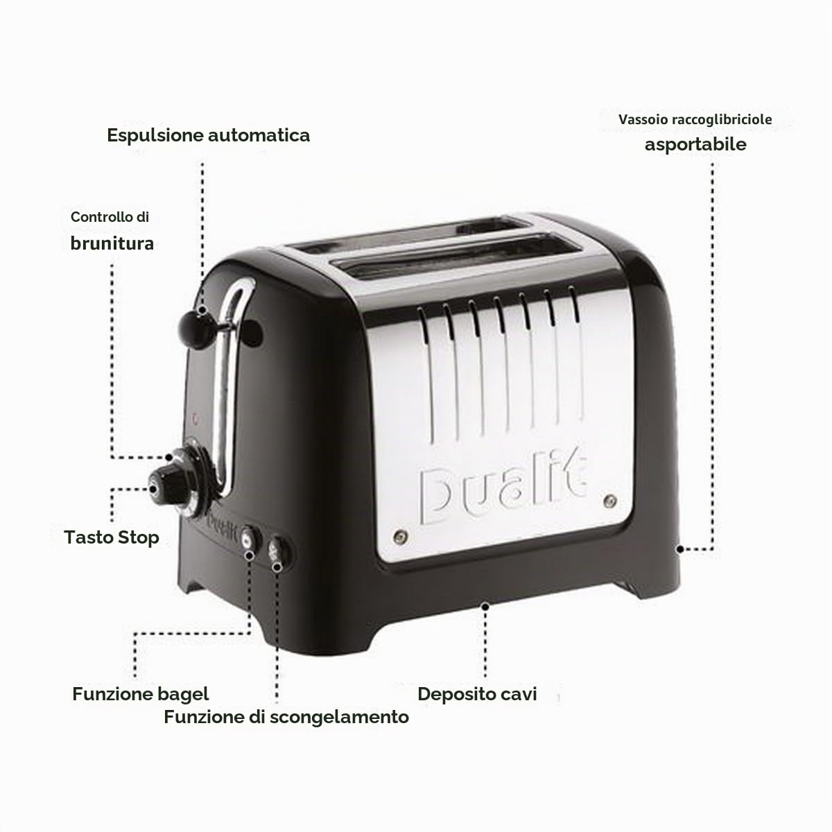 Dualit Lite tostapane 2 slot