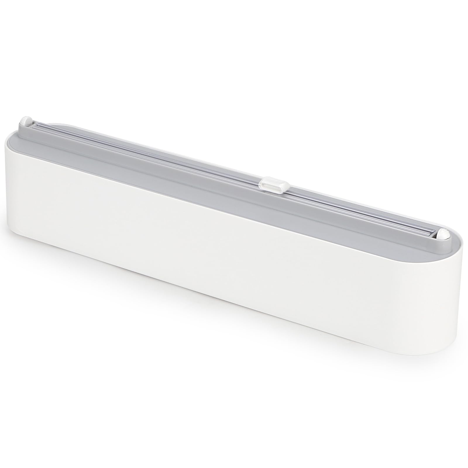 Orssmigs Dispenser Per Pellicola Con Taglierina - Porta Pellicola Da Cucina Con Ventose, Bianco