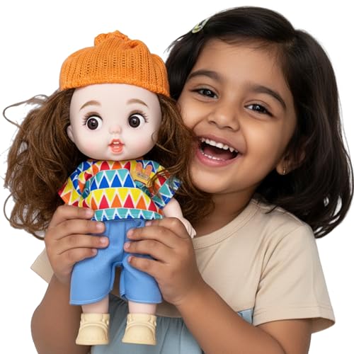 Image of Mimi Doll with Cute Big Eyes & Long Hair in Gift Box - Baby Toy Dolls for Kids 3+ Years | Premium Toys in for Children