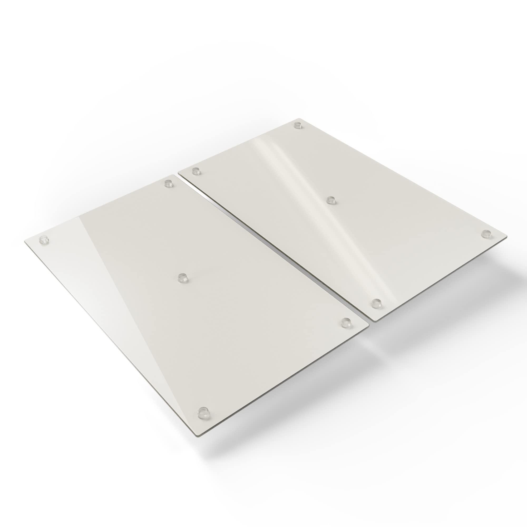 DEQORI Placa protectora de cristal personalizada, 2 piezas, 60 x 52 cm, foto propia, placa de cubierta para vitrocerámica para cocina, cubierta universal con imagen, placa de cristal y tabla de cortar