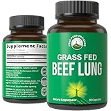 Grass Fed Beef Lung Capsules. Lung Support Supplement. Organs, Glandular, Lung Health Supplements. Desiccated to Retain Nutrients. Pills For Ancestral Lifestyle, Respiratory, Breathing, Cleanse, Detox