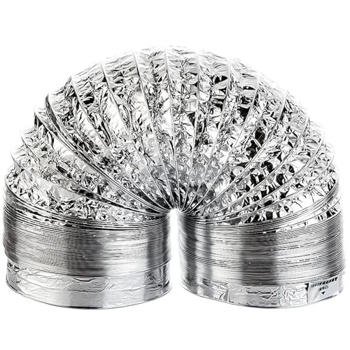 LXHZSY Tubo Campana Extractora Tubo de ventilación de Aluminio de 80-200 mm for Sistema de Cocina y baño, conducto de Escape, Accesorios(15cmX1.5M)