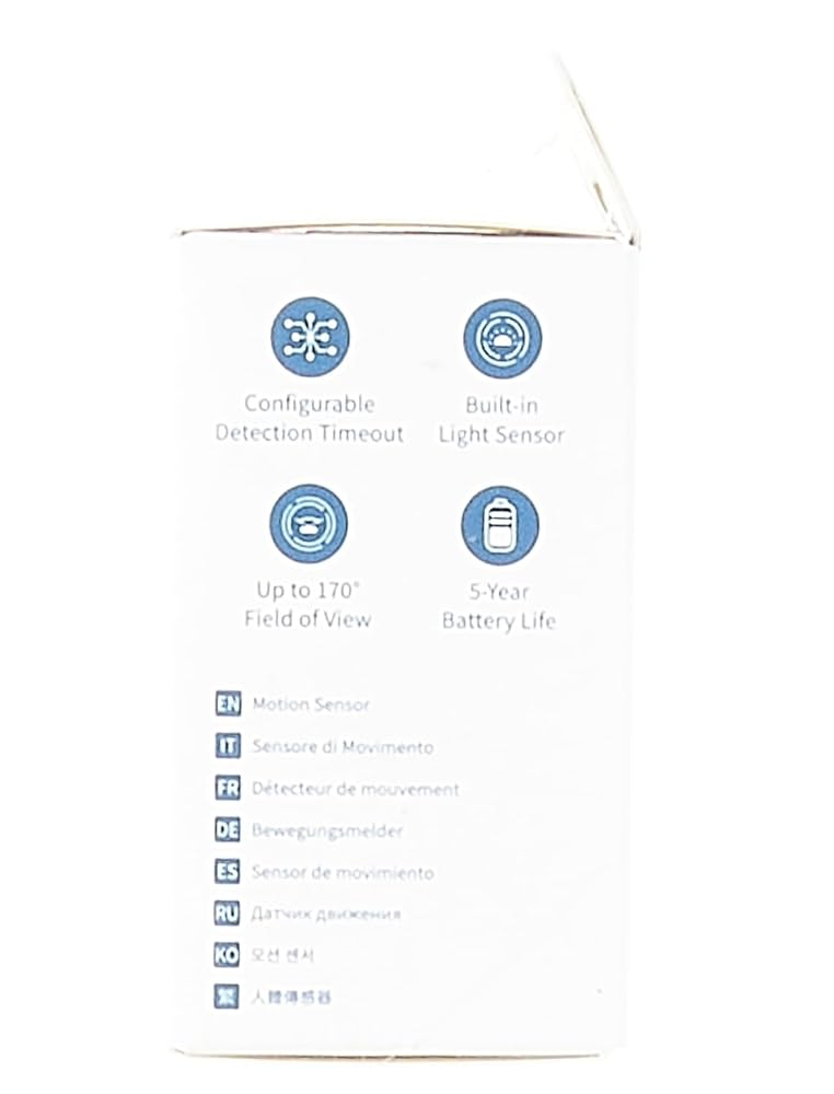 Aqara P1 Sensor Settings Upgraded Version] Aqara P1, Requires AQARA HUB, 5-Year Motion Sensor