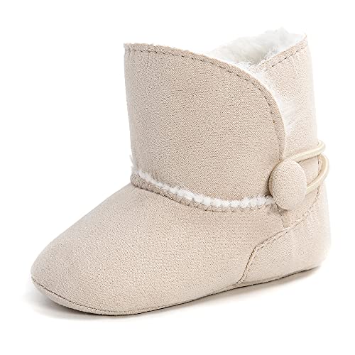 Sehfupoye Baby Mädchen Jungen Turnschuhe Winter Warm Snow Booties Infant First Walking Schuhe 12-18M Cover