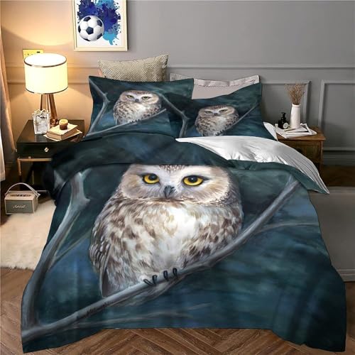Housse de couette papillon de nuit 200x200cm lit double confortable