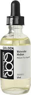 QoR Watercolor Medium by GOLDEN, 2 oz. Jar, Professional Mediums & Grounds