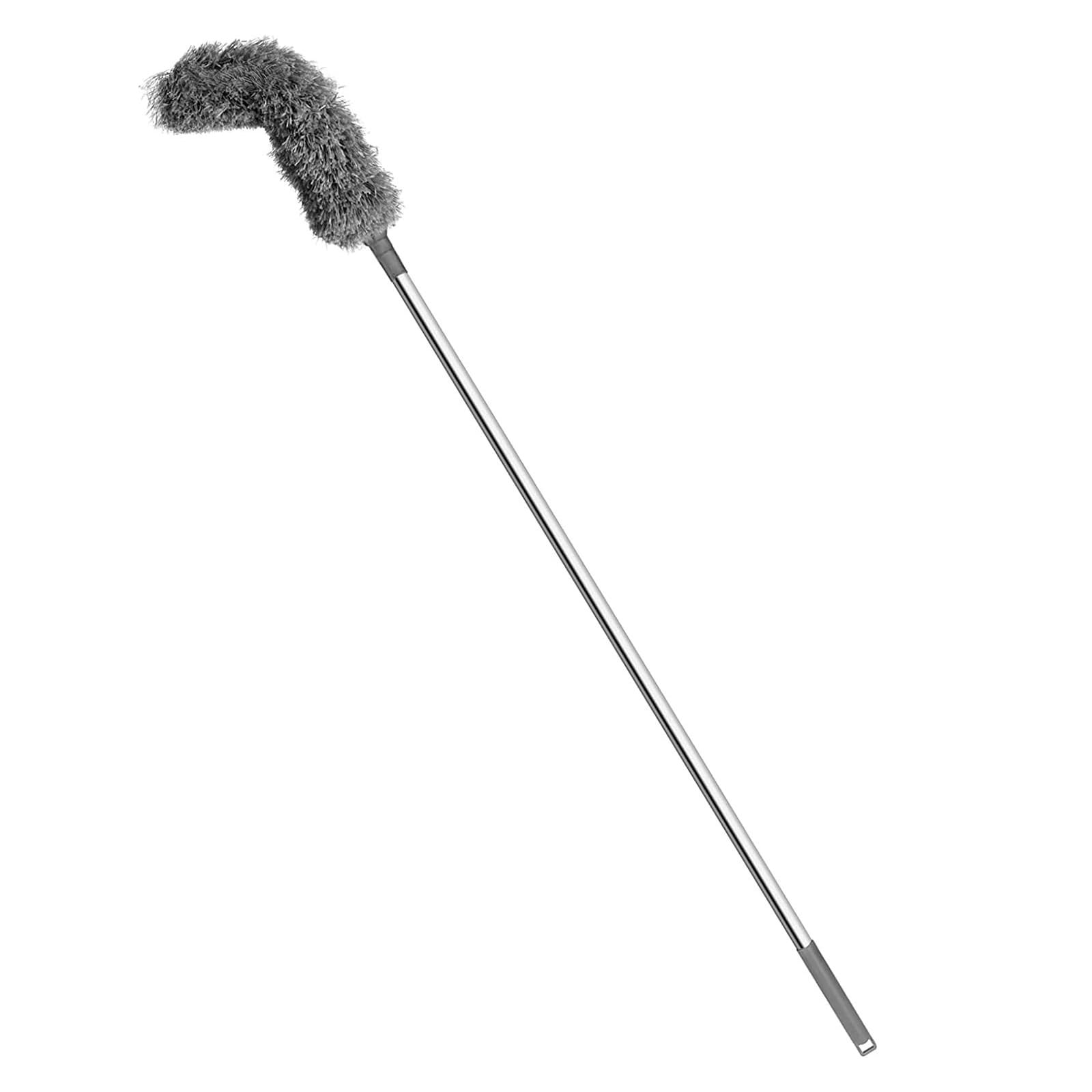 YROHGKPN Gutter Maintenance Brush Equipped with Detachable Telescopic Rod for Debris and Storage Adjustable Gutter Cleaning Tool