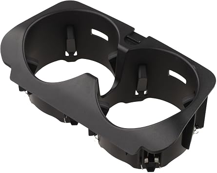 KiraKira Front Center Console Cup Holder for Mercedes-Benz C-Class W205 E-Class W213 GLC W253 CLS W257 V-Class, Replaces A2056800691, Black