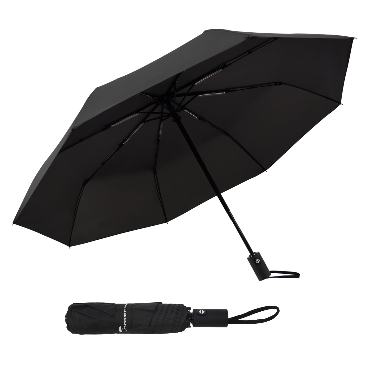 SY COMPACT Umbrella Automatic Travel Waterproof Light Folding Umbrellas Easy Carry for Women and Men