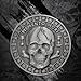 Memento Mori Coin Stoic Challenge Coin Skull Reminder Token for Daily Stoic Practice Momento Mori Amor Fati Medallion Stoicism Gifts for Men Inspirational Philosophy Keepsake Office Desk Accessories