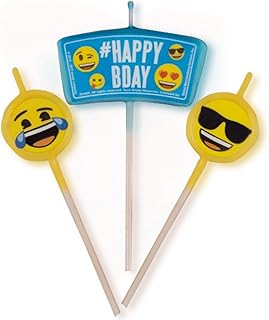 25 Unique Candle Shape Ideas for Eye-Catching Home Decor 50 Birthday Candle Set - Emoji, 3 Pcs