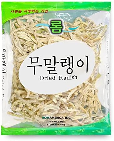 ROM AMERICA [ 6 oz ] Dried Radish Daikon Strips 무말랭이