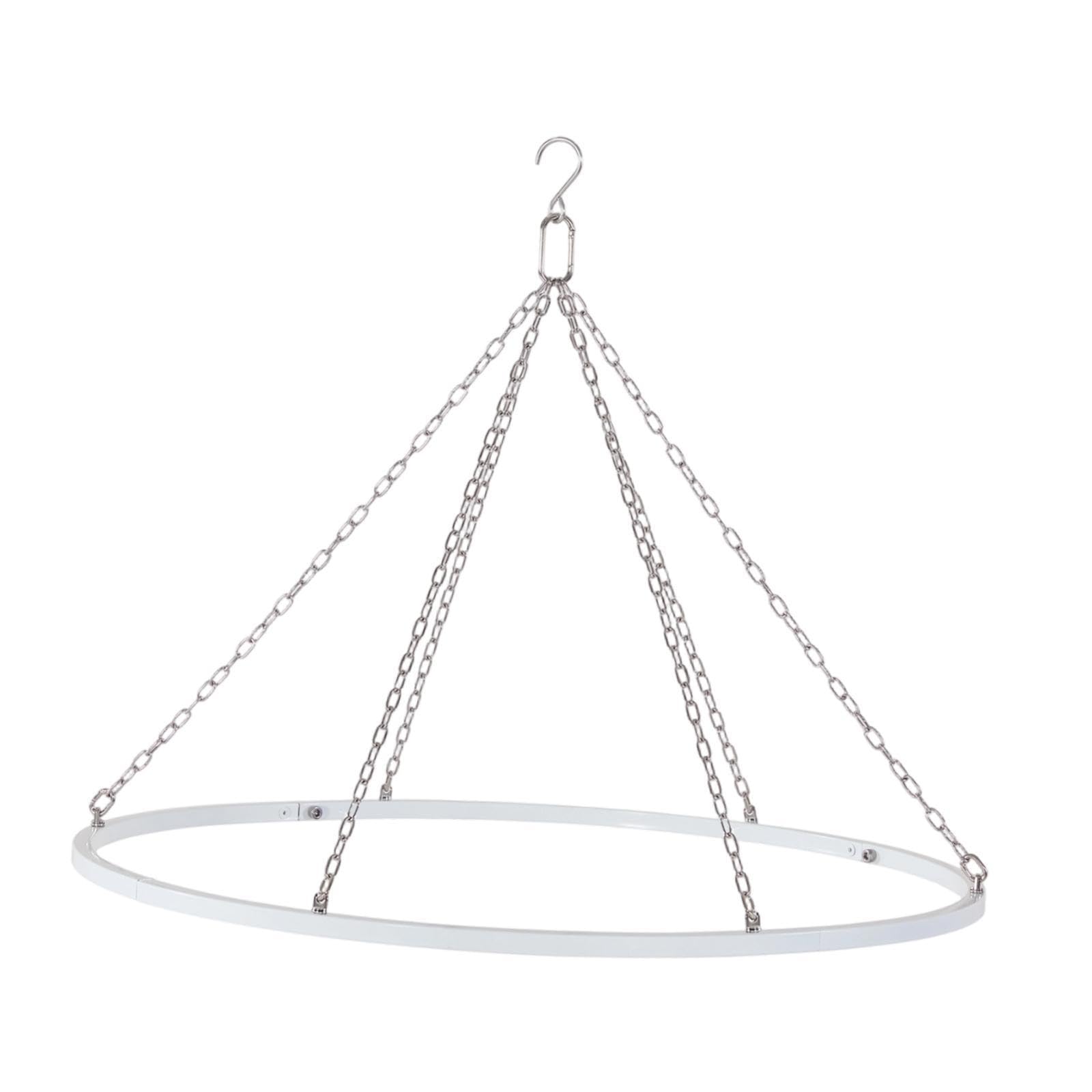 Kit per Appendere Tende, Regalo Argento, Supporto per Drappeggiare Tessuti