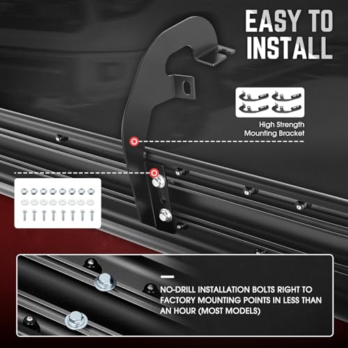 Estribos laterales planos 6 pulg DNA Motoring miniatura 4