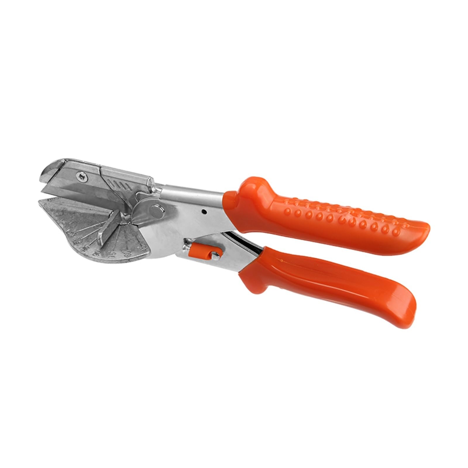 Cortador de tubos Cortador De Conductos De Alambre De Revestimiento De Inglete Multiángulo De 45-135 Grados, Tijeras De Manguera De Tubo De Plástico De PVC PE, Herramienta De Fontanería For Decoración