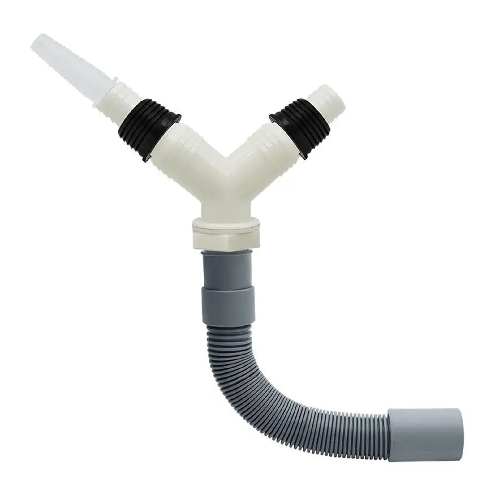 Adaptateur té de drainage avec tuyau étendu pour machine à laver