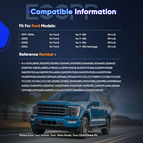 Image of ECCPP AC Compressor 1997-2006 Fit for Ford for F-150 for F-150 Heritage 4.2L