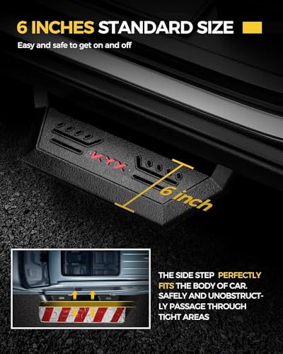 Estribos KYX para Dodge Ram 1500/2500/3500 2009-2024 miniatura 5