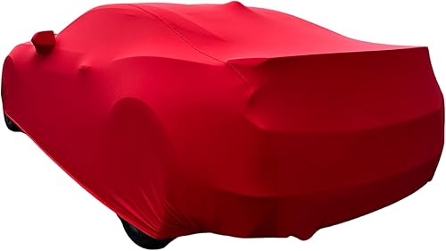 Miniatura 6 de Funda interior de coche compatible con Chevrolet Camaro 2010-2023 SS, RS, ZL1, Z28 (rojo)