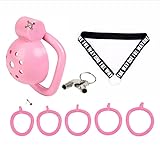 ZeeKoug Caja Deportiva de Tapa de Maceta Rosa, 5 Anillos Intercambiables, 1 Correa Auxiliar, protección Profesional, no se caerá, cómodo de Usar