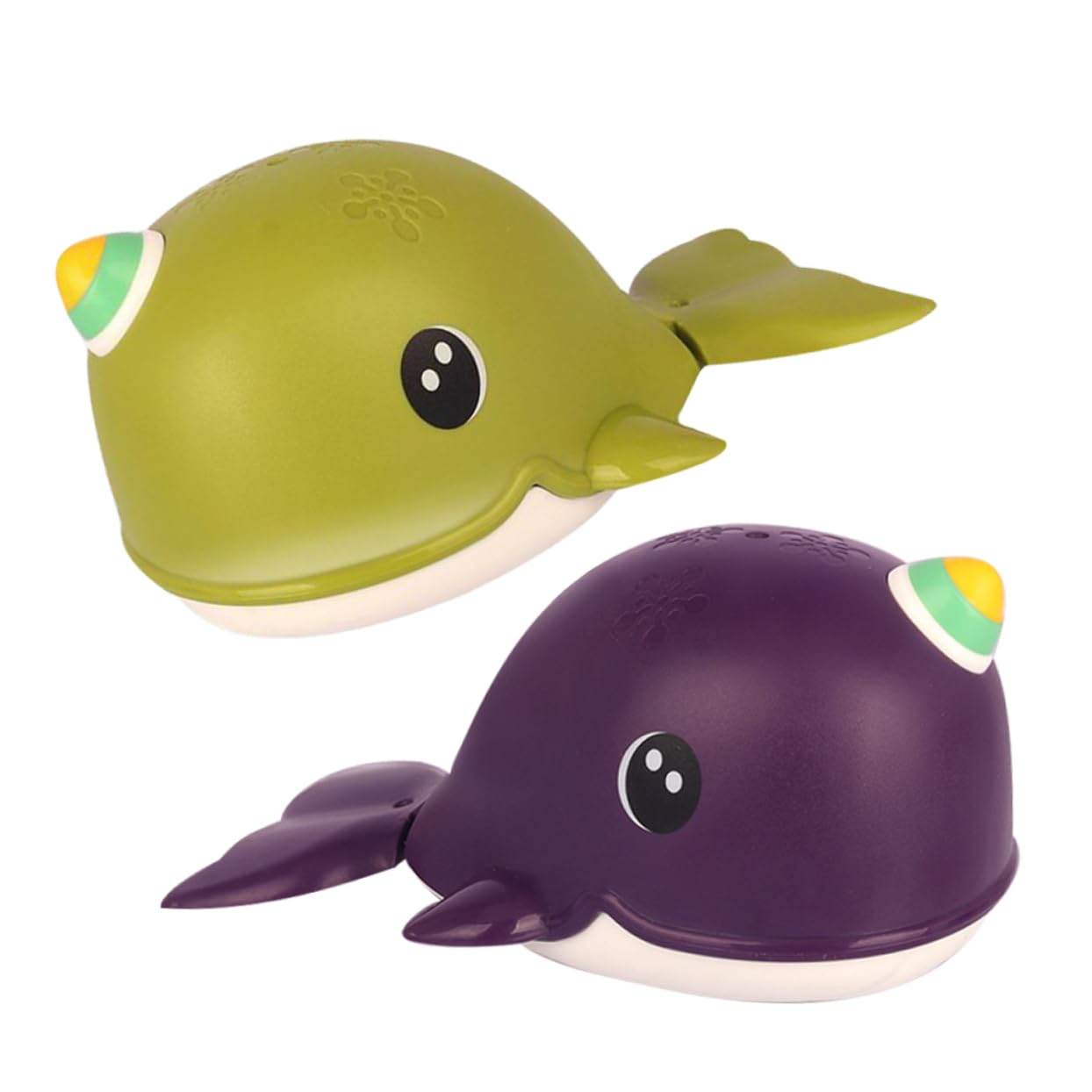 Milisten 2piezas Juguetes Agua del Baño De Juguete De Ballena Juguetes De Baño para Bebés Flotantes para Bañera Casa