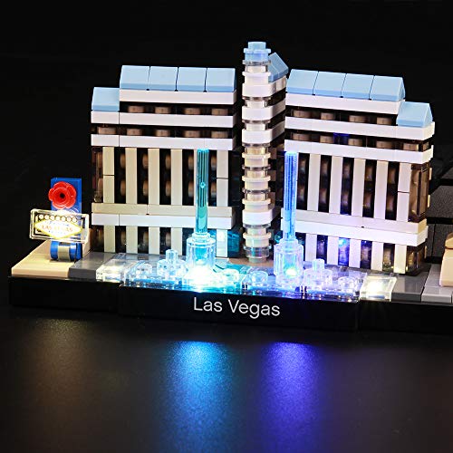 LIGHTAILING Licht-Set Für (Architecture Las Vegas) Modell - LED Licht-Set Kompatibel Mit Lego 21047(Modell Nicht… – Bild 6
